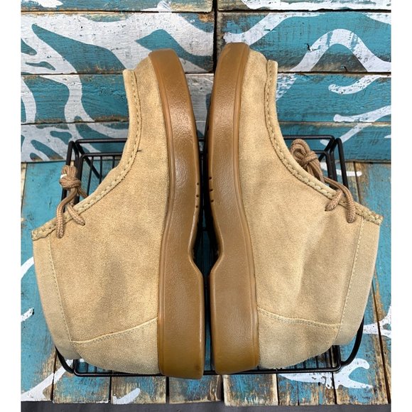 No Boundries Mens Size 10 Hogan Ankle Moc Chukka Boots Beige Suede 5031122